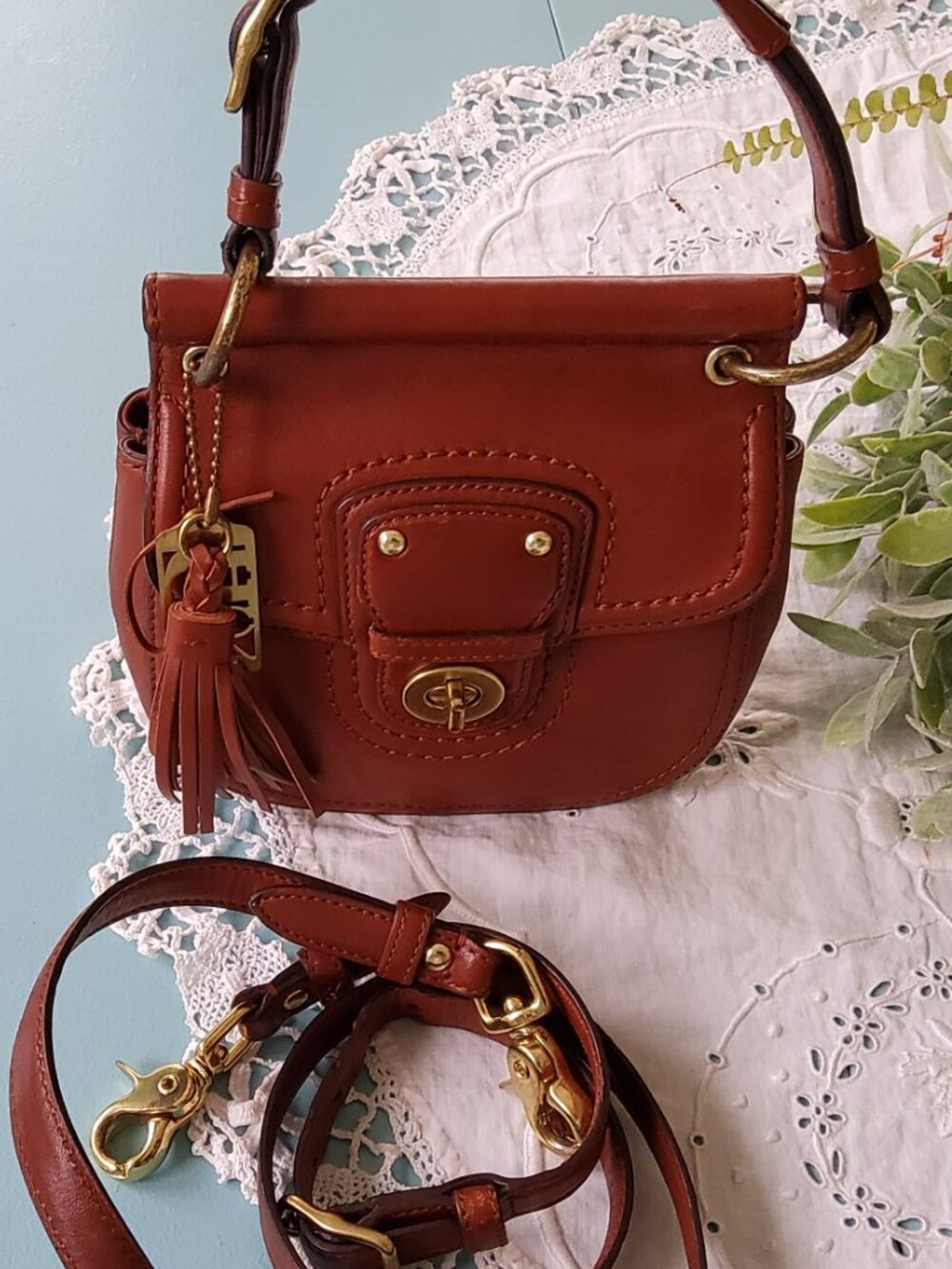 Coach Legacy Mini Willis Crossbody in British Tan 23706